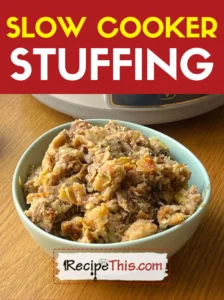 Slow Cooker Stuffing