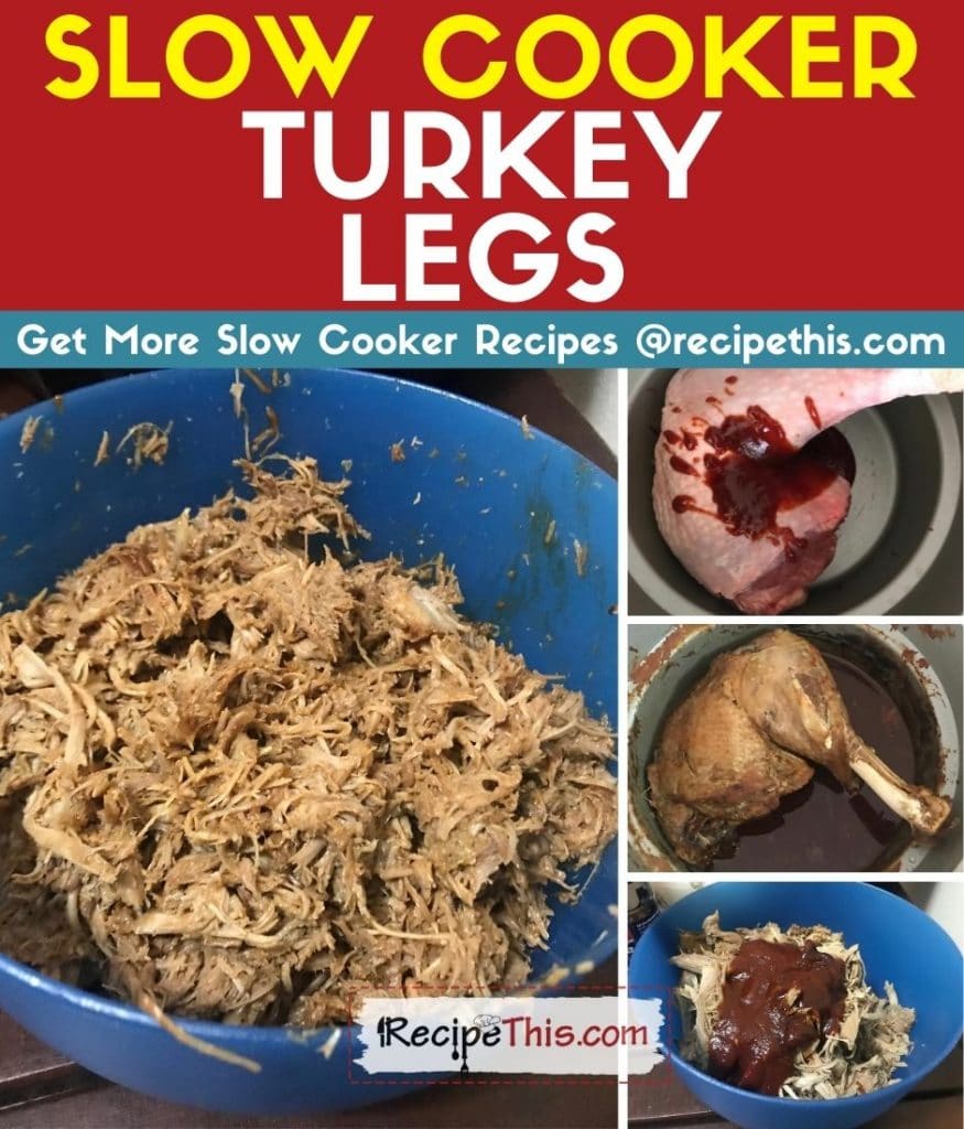 slow cooker turkey legs step by step