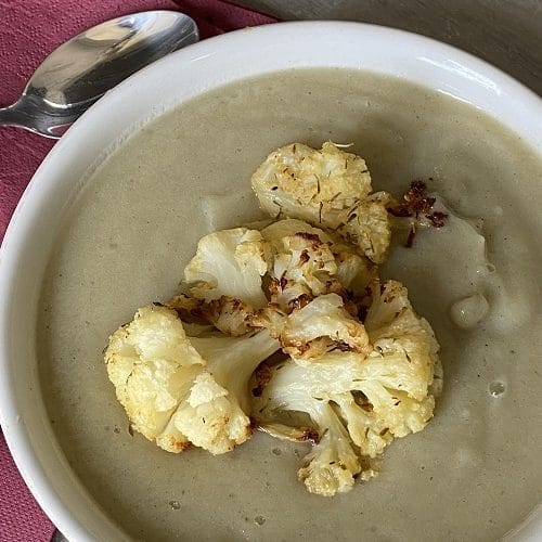 soup maker cauliflower soup