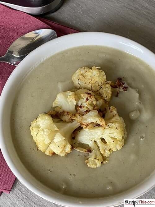 soup maker cauliflower soup
