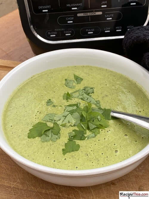 soup maker courgette soup