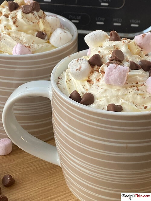 soup maker hot chocolate with condensed milk