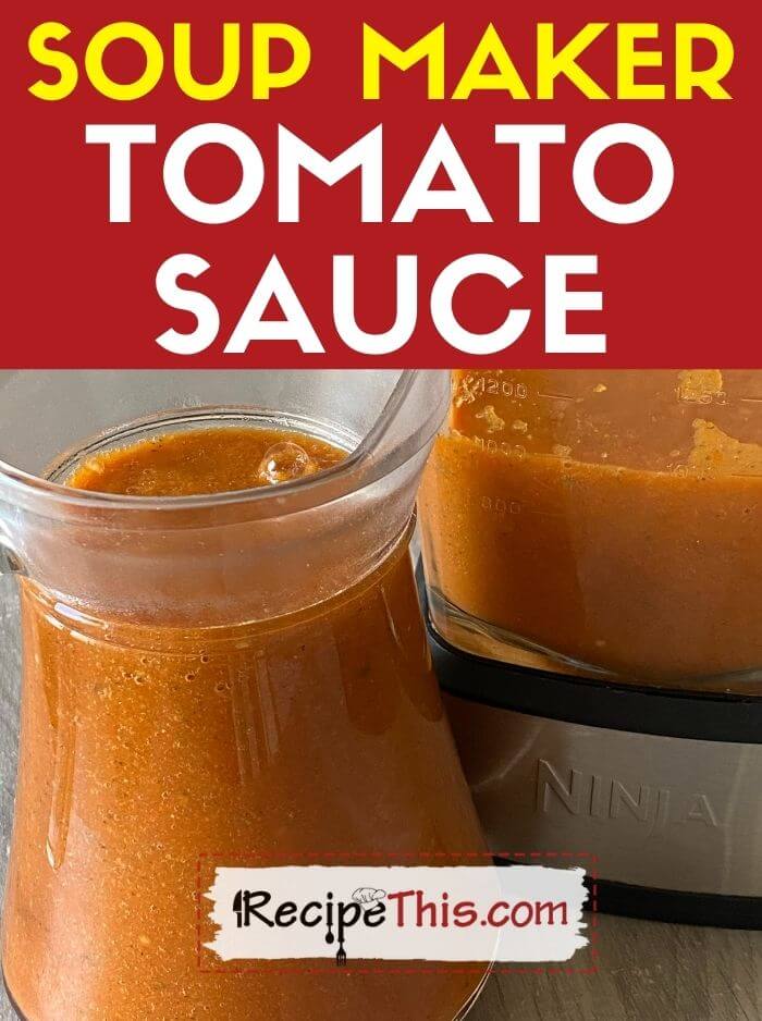 Recipe This  Soup Maker Creamy Tomato Sauce