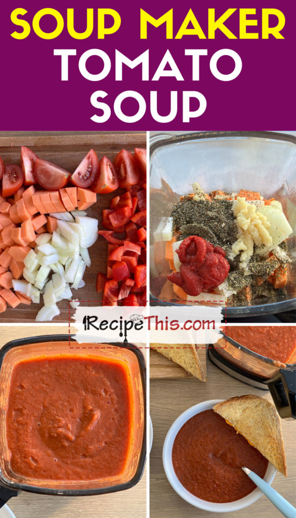 Review of the Philips Soup maker + Giveaway + Recipe for Tomato-Red Bell  Pepper Soup