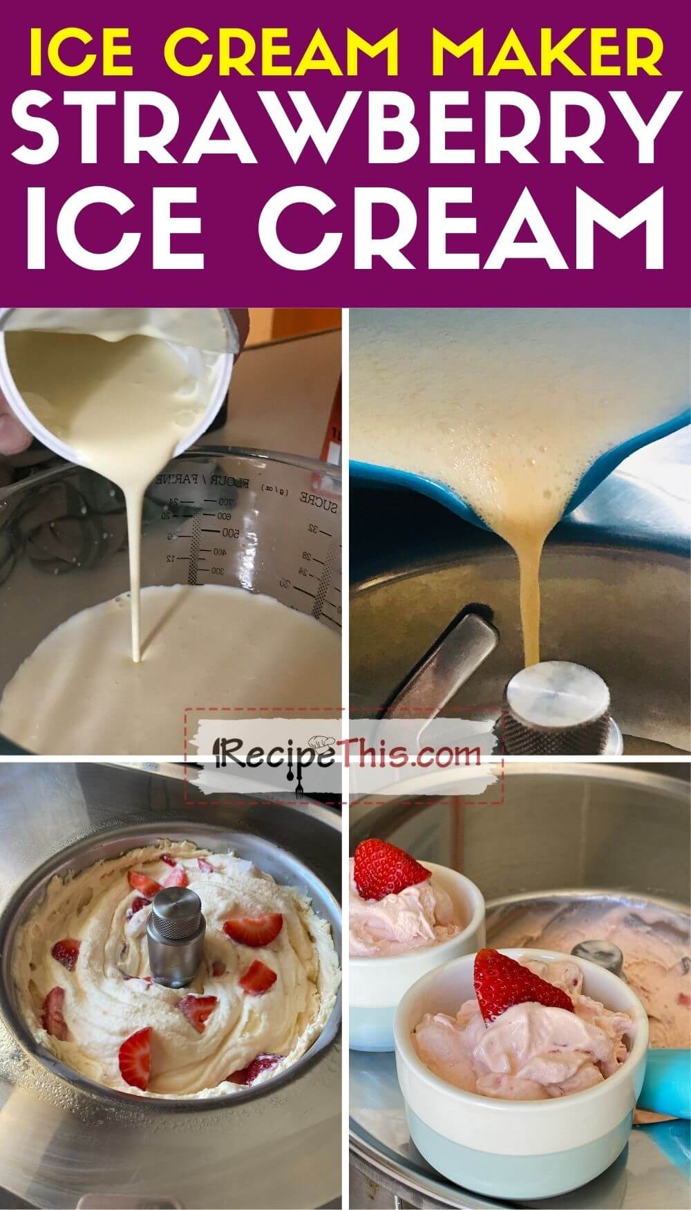 Recipe This Ice Cream Maker Strawberry Ice Cream