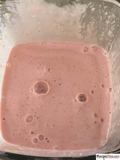 strawberry milkshake without ice cream