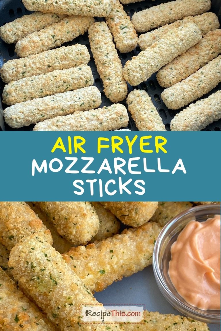 Recipe This TGI Friday’s Mozzarella Sticks In The Air Fryer