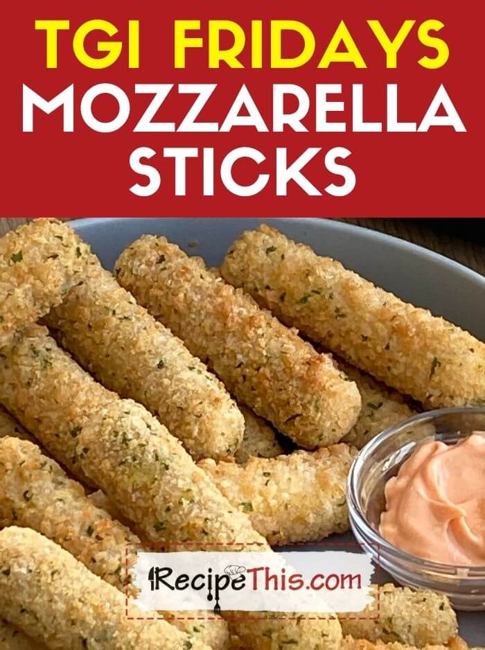 Tgi friday deals mozzarella sticks