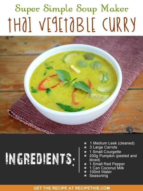 "soup make thai vegetable soup"