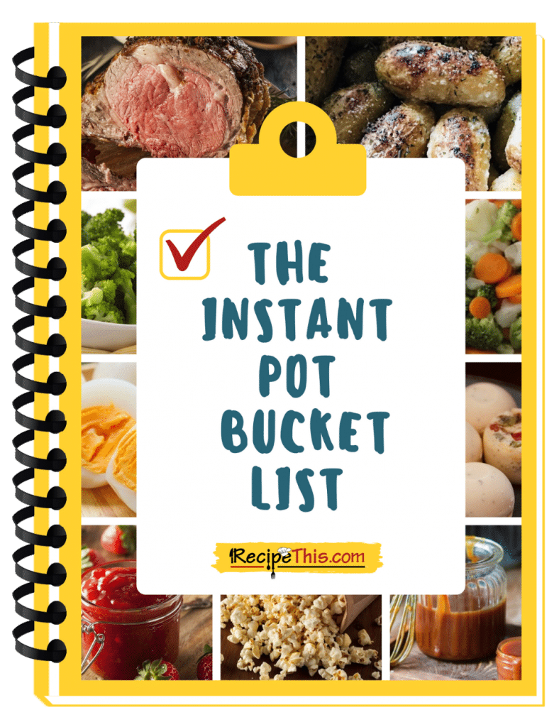 the instant pot bucket list binder