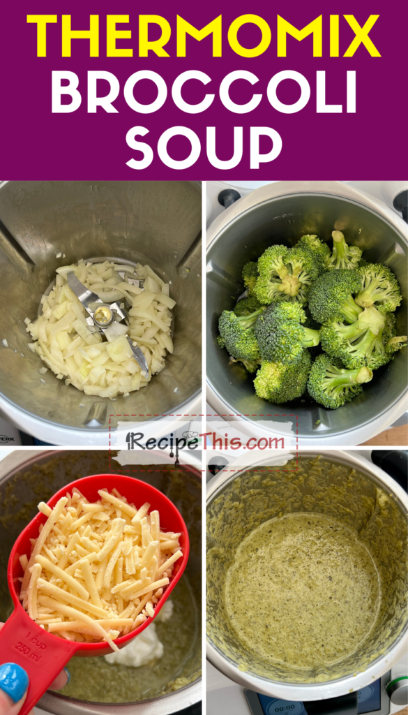 thermomix broccoli soup step by step