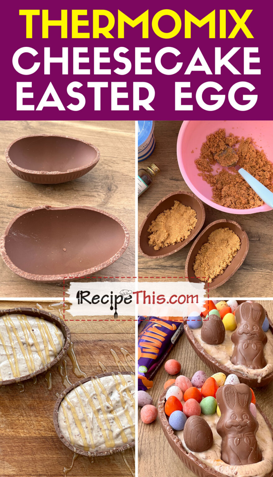 Recipe This Thermomix Cheesecake Easter Eggs