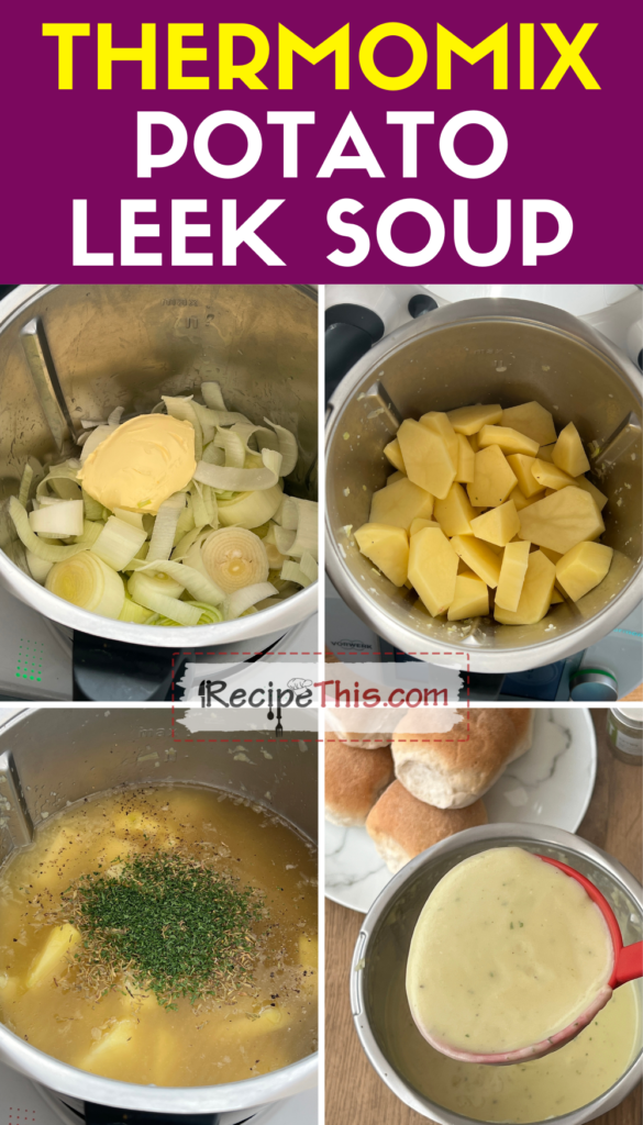 thermomix potato leek soup step by step