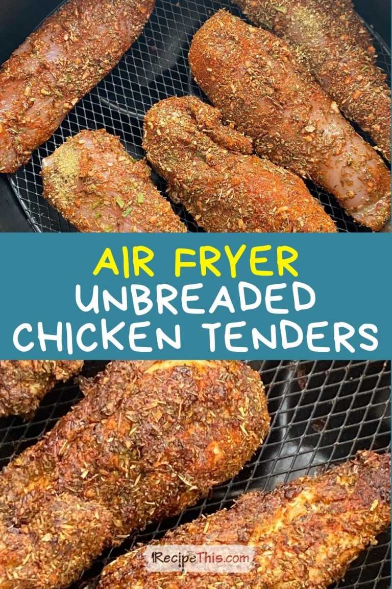 Recipe This KFC Unbreaded Chicken Tenders In Air Fryer