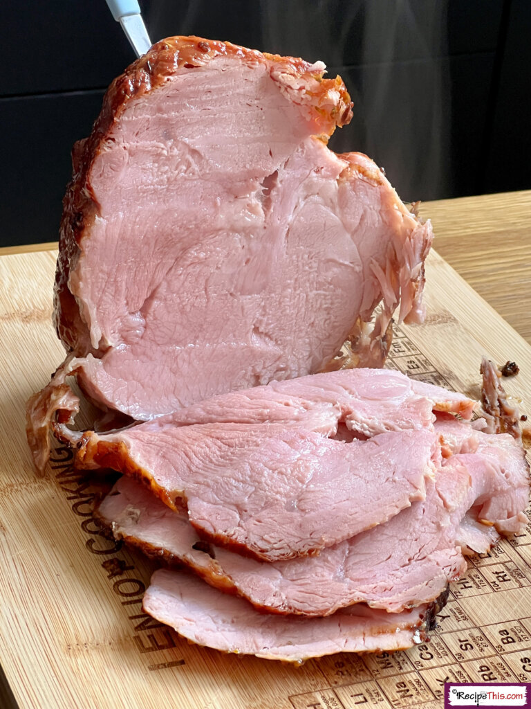 uncooked gammon joint in air fryer