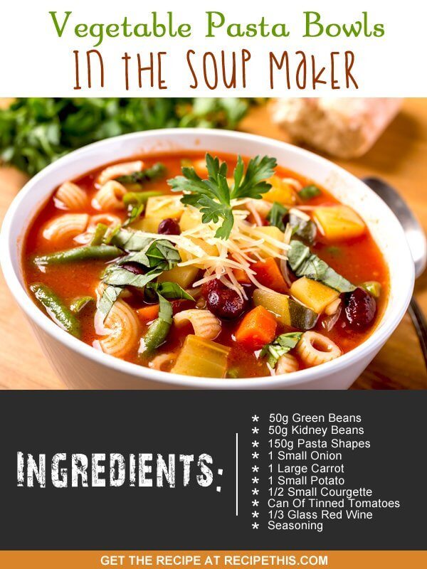 Soup maker recipes and cookery tips