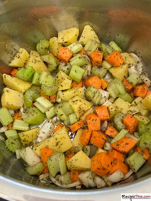 vegetables for turkey soup